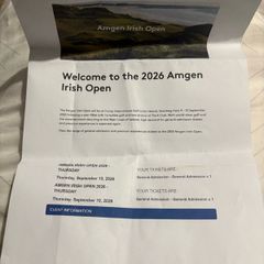 irish open tickets