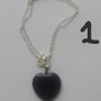 Handmade Gemstone Pendant Necklaces   925 Sterling Silver Chains Image 2