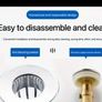 sink stopper,chrome colour Image 4