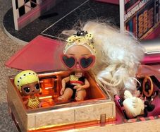 Lol Doll house, camper van, car and dolls