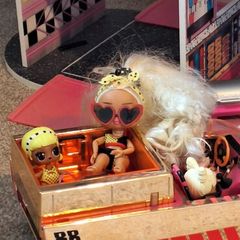Lol Doll house, camper van, car and dolls