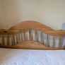 Wooden Double Bed + Mattress Image 3