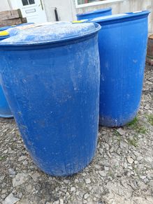 Barrel 200 litre blue barrells