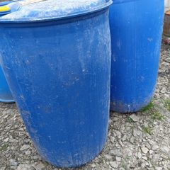 Barrel 200 litre blue barrells