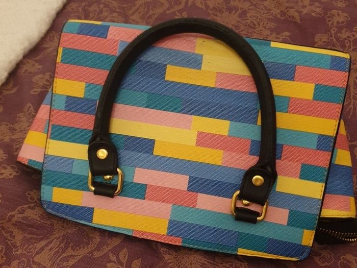 Multicolored handbag
