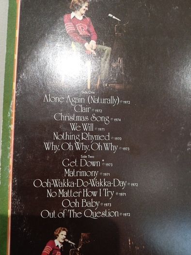 Gilbert O SUllivan  LP greatest Hits   Vinyl