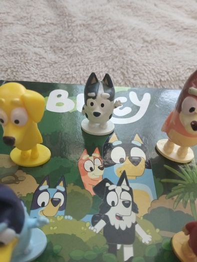 Bluey book and figures