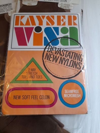 vintage nylon seamfree tights