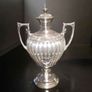 Ornate Victorian silver plated large tea urn Image 2