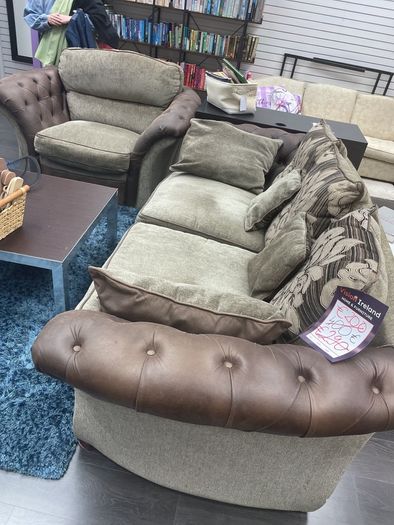 sofa and one armchair
