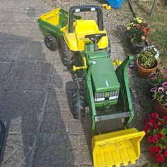 John Deere Roly Toys Tractor and Trailer