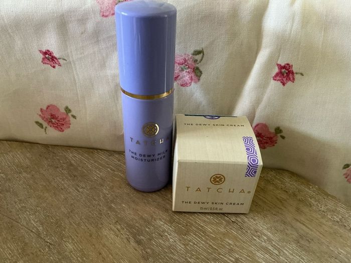 Tatcha the dewy milk Tatcha the dewy skin cream both 15mls each