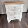grey bedside locker Image 6