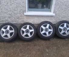 Bridgestone giro st5 alloys 5x114.3 and 5x100