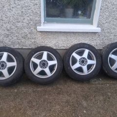 Bridgestone giro st5 alloys 5x114.3 and 5x100