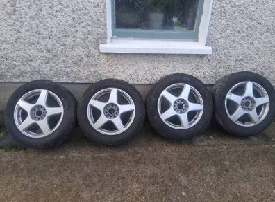 Bridgestone giro st5 alloys 5x114.3 and 5x100