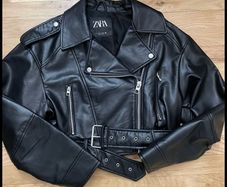 zara leather jacket