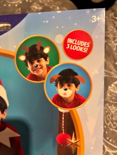 Fun elf on the shelf mirror stickers