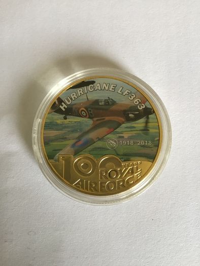 Royal Air Force Commemorative coin - Hurricane