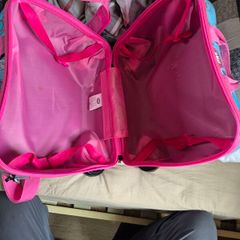 Star unicorn wheelie kids hard travel case