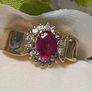 Ruby Gemstone Ring Image 2