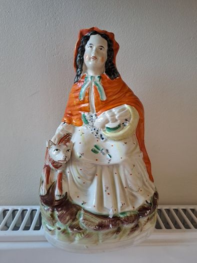 Vintage Red Riding Hood figurine