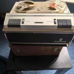 Record Player and Reel to Tape recorder