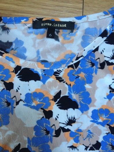 River Island floral print bodycon dress