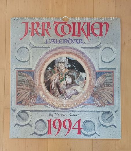JRR TOLKIEN Six Vintage Calenders