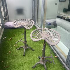 Vintage Cast Iron Chairs