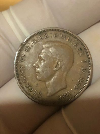 George VI half penny  x 36 Pictures
