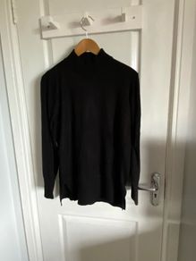 Ichi ladies black jumper with pockets