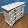 White Chest of Drawers Image 2
