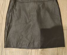 Oasis Burgundy faux leather mini