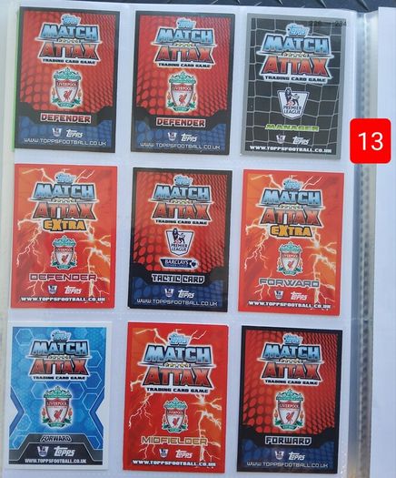 Liverpool Football Cards (116 Players)