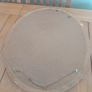 Vintage Ornate Gold Gilt Wood Oval Mirror. Bevelled Glass. 50cm x 60cm Image 10