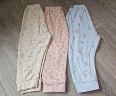 Baby pyjama pants x3 12-18m