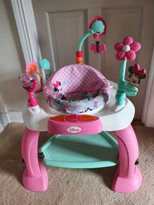 Minnie Mouse baby bouncer.