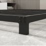 12cm Low King Size Bed frame, Metal Bed 150x200 cm Image 3