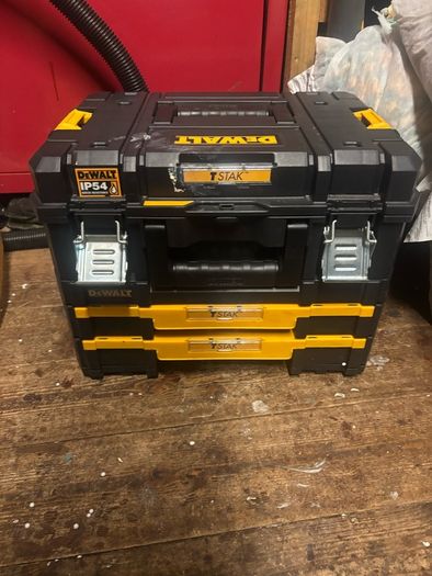 DEWALT TSTAK 2.0 Tool Storage with 2 Shallow Drawers 13"