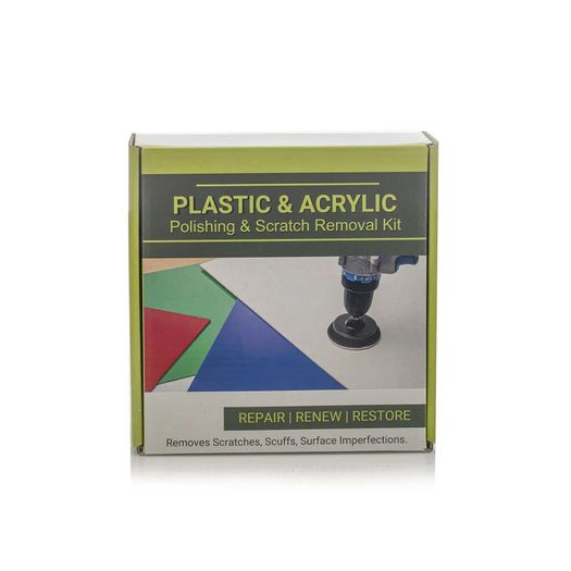 Glass Polish 31007 DIY Plastic & Acrylic Scratch Repair & Polishing Kit - 50mm with Drill Attachment