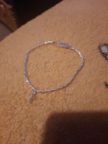 silver bracelet with cross