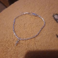silver bracelet with cross