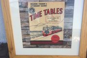 poster framed donegal strabane railway