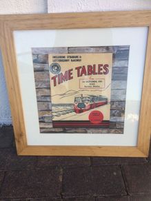 poster framed donegal strabane railway