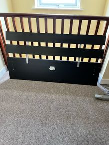 Standard double bed frame