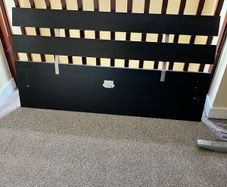 Standard double bed frame