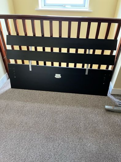 Standard double bed frame