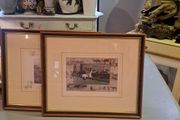 2 X Framed Snaffles Equestrian Prints