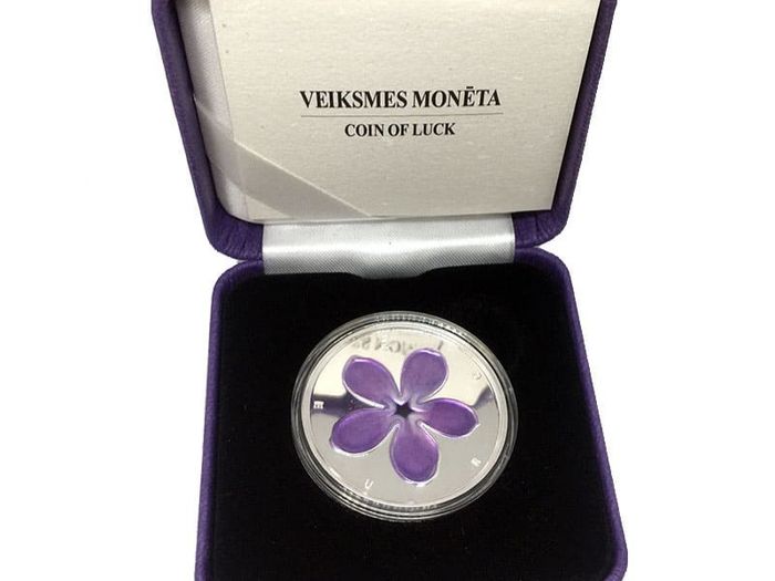 2021 Latvia 5 Euro Silver Coin "Coin of Luck"